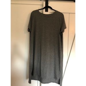 Grey T-shirt Dress